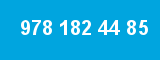 978 182 44 85 978 182 44 85